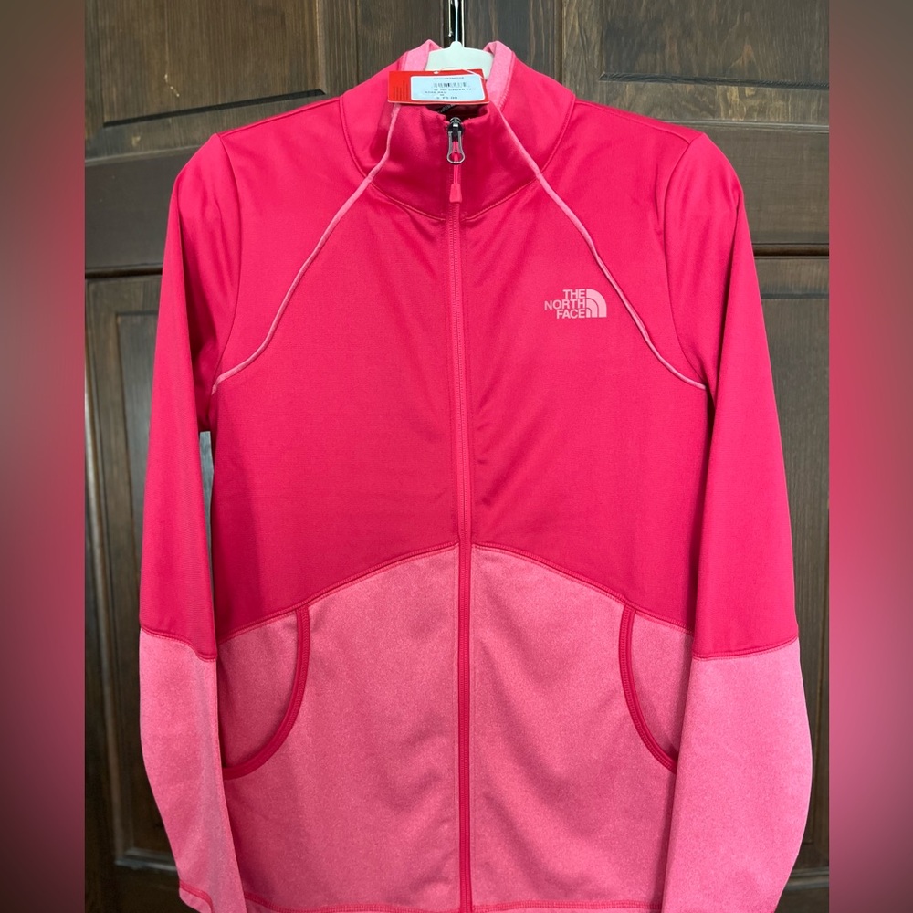 North Face Women’s Track Jacket Rose Red Size M